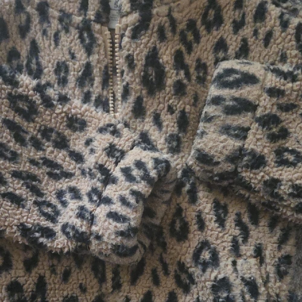 Carter's Girl's Leopard Hoodie - Picture 5 of 7